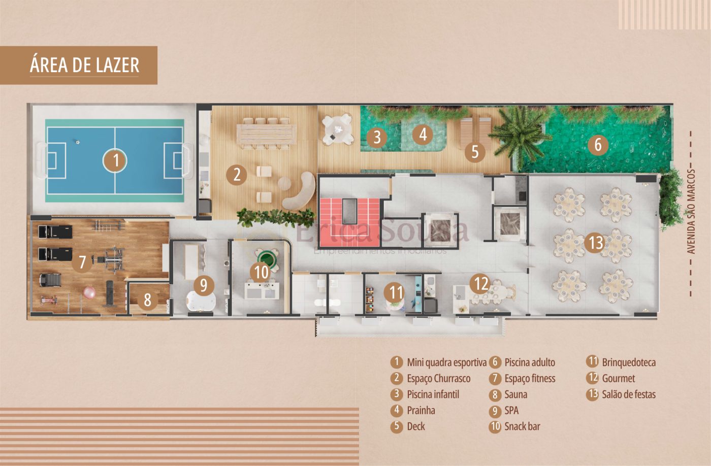 Apartamento 4 suítes para Venda no bairro Ponta D