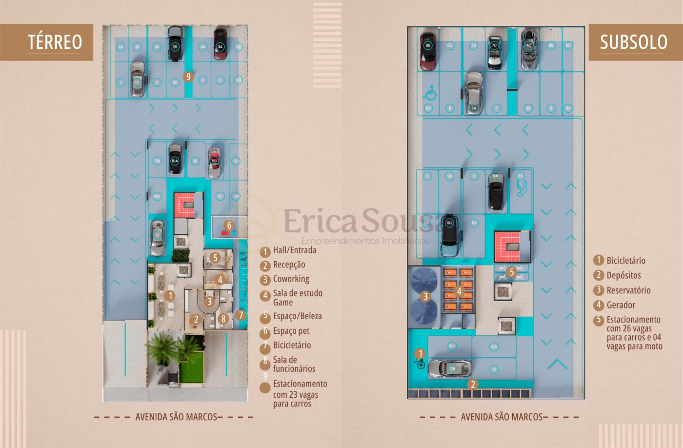 Apartamento 4 suítes para Venda no bairro Ponta D